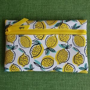 Lemon Ipsy Makeup Bag
